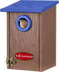 Wren Bird House with Predator Guard, Recycled Poly Lumber