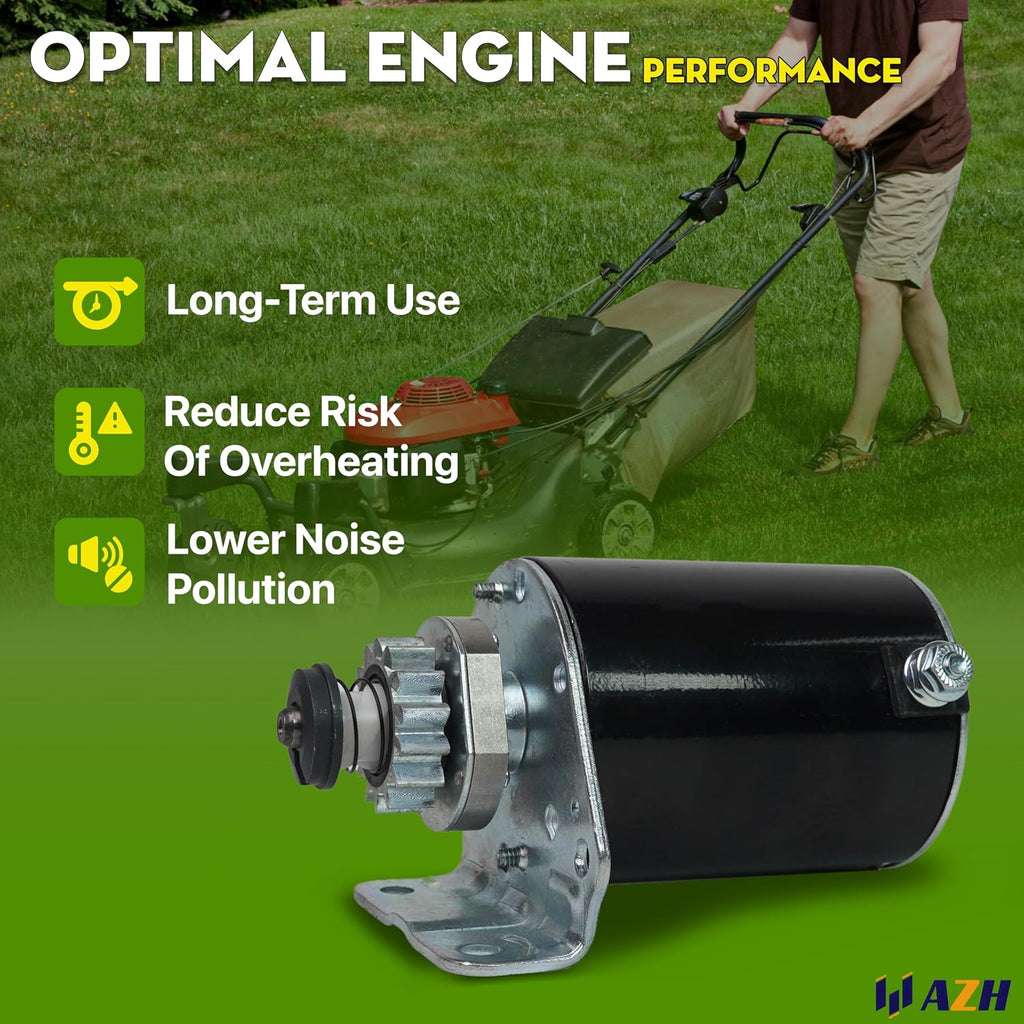 Starter Motor Replacement for Husqvarna Model YTH18542 18.5-HP Hydrostatic 42-in Riding Lawn Mower