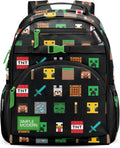 Simple Modern Medium Minecraft Toddler Backpack for School Girls and Boys | Kindergarten Elementary Kids Backpack |