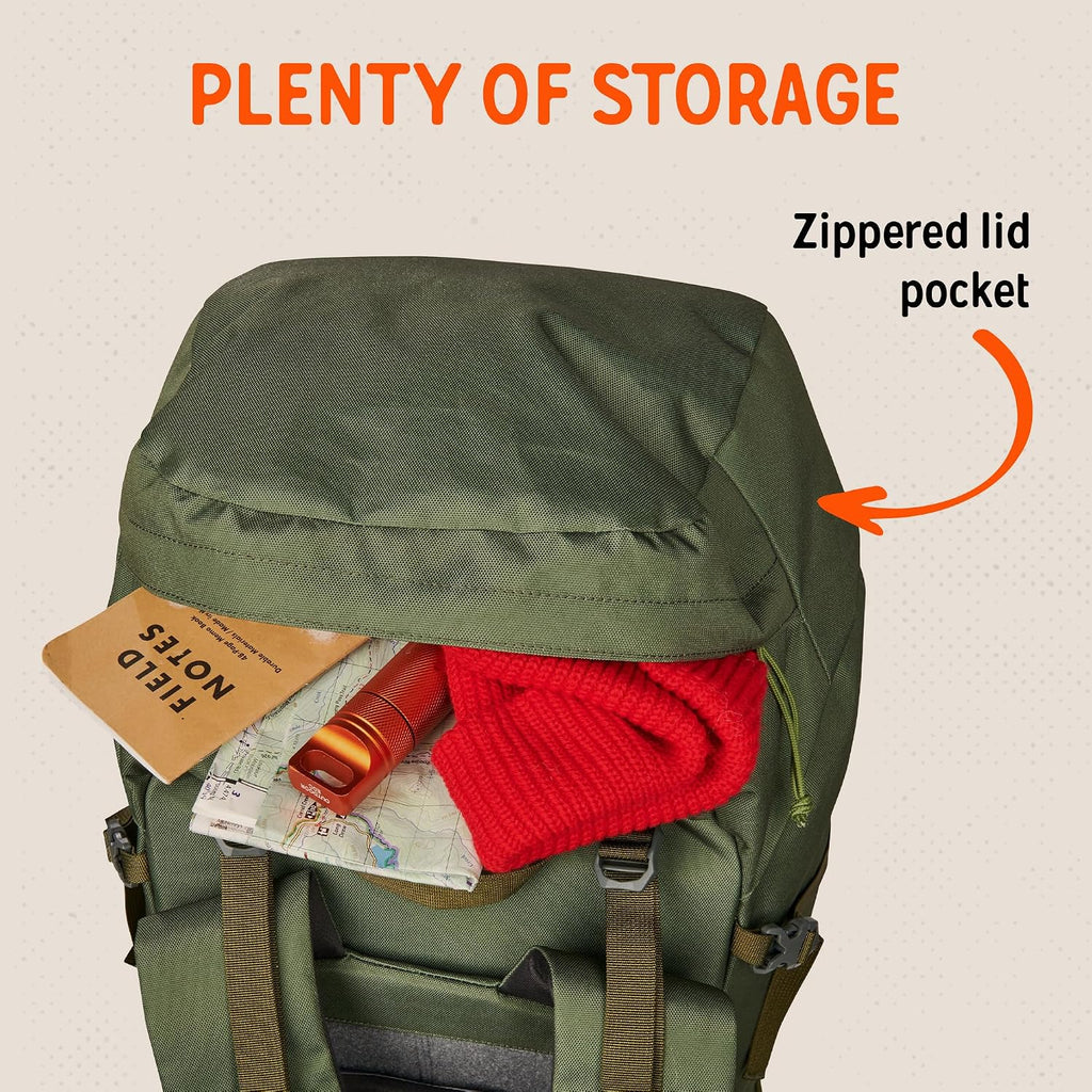 Kelty Asher Backpack, Daypack to Multi-Day Backpacking Capacity, Hiking, Lightweight Travel Pack, Internal Frame (65L