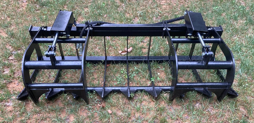 72" Root Grapple for Skid Steer/Tractor-Brush Grapple | Skid Steer Mount Material Handling Attachment