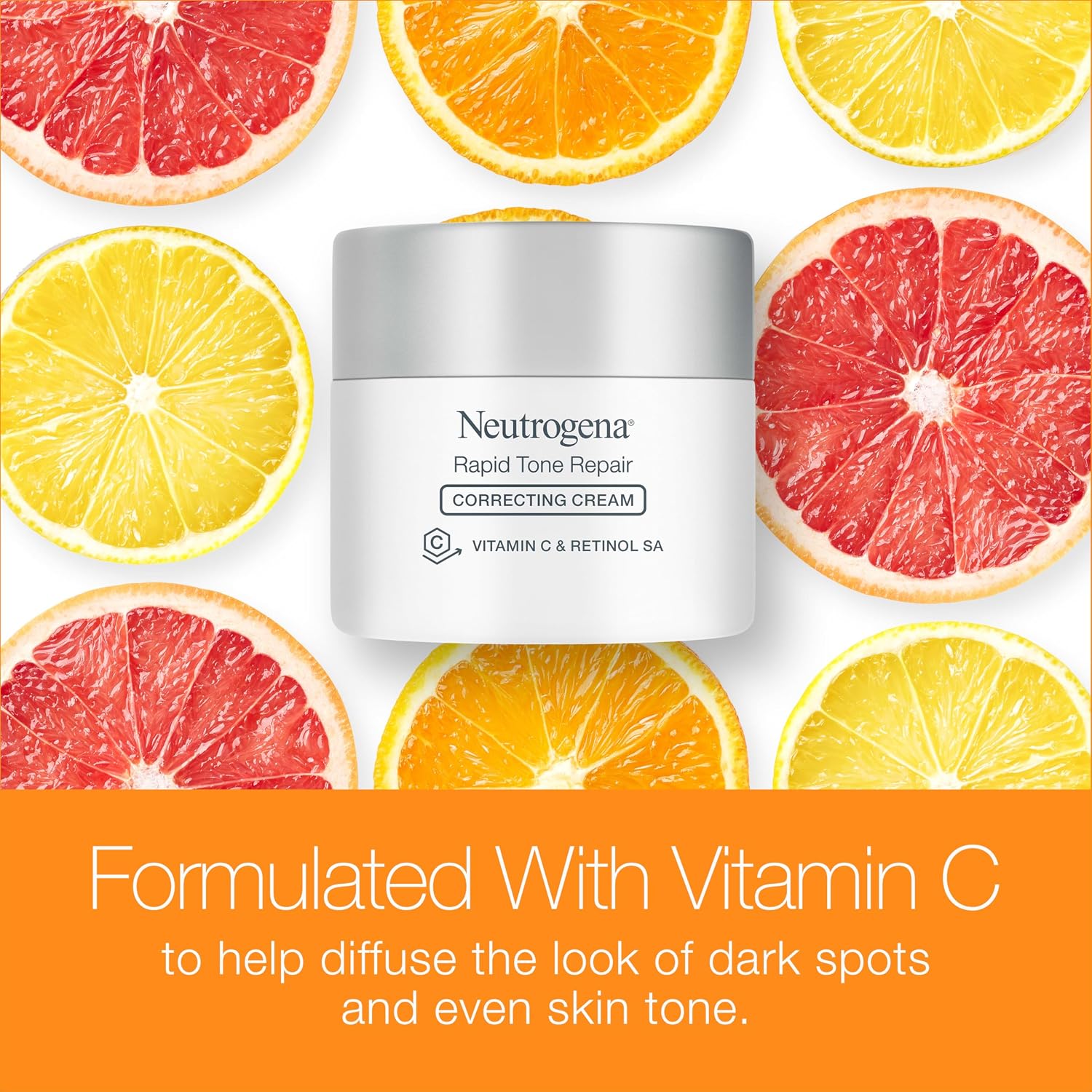 Rapid Tone Repair Face Moisturizer + Trial Cleanser | Retinol + Vitamin C, Dark Spot Corrector, Anti-Aging Face