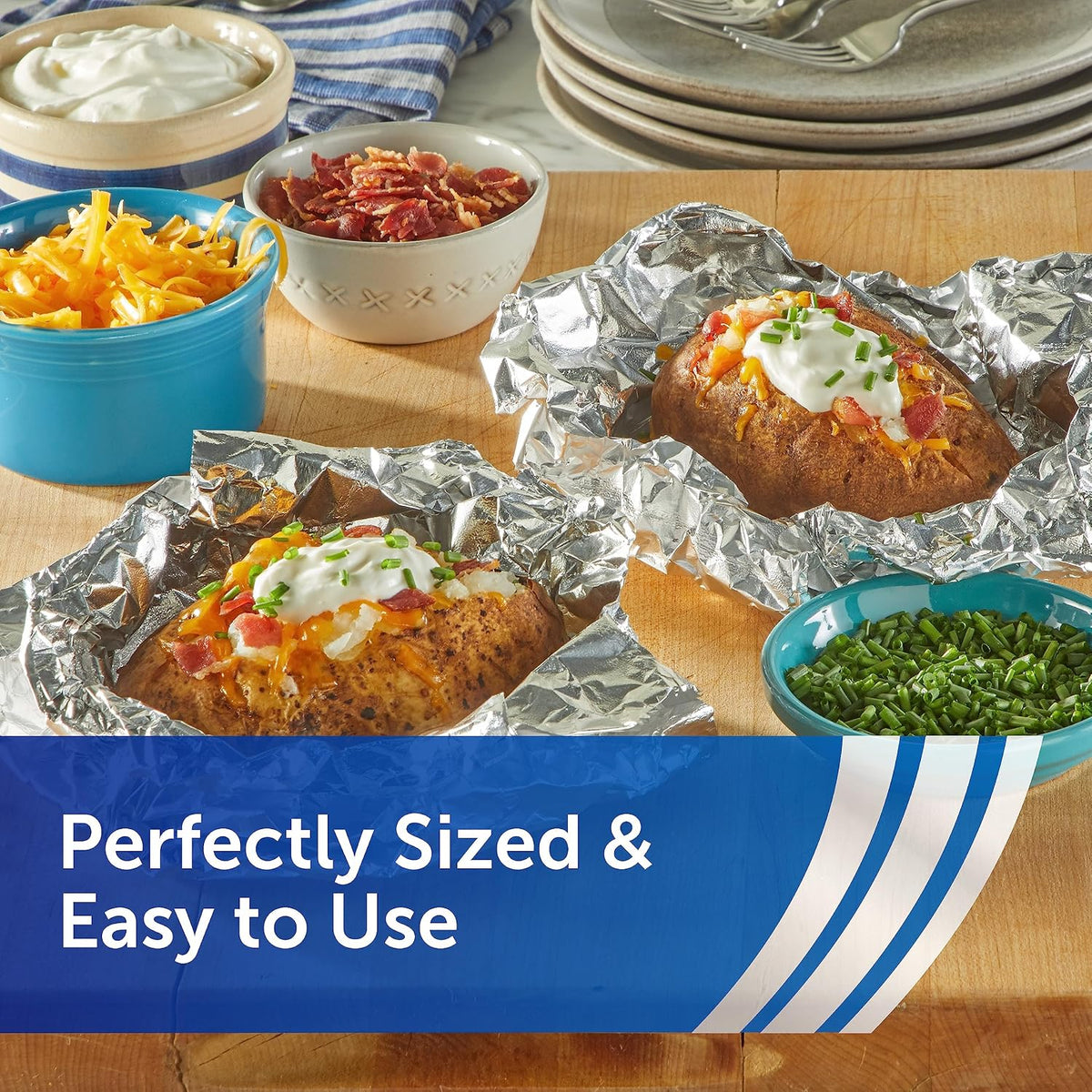 Wrap Pop-Up Aluminum Foil Sheets, 50ct (Pack of 5), 250 Total