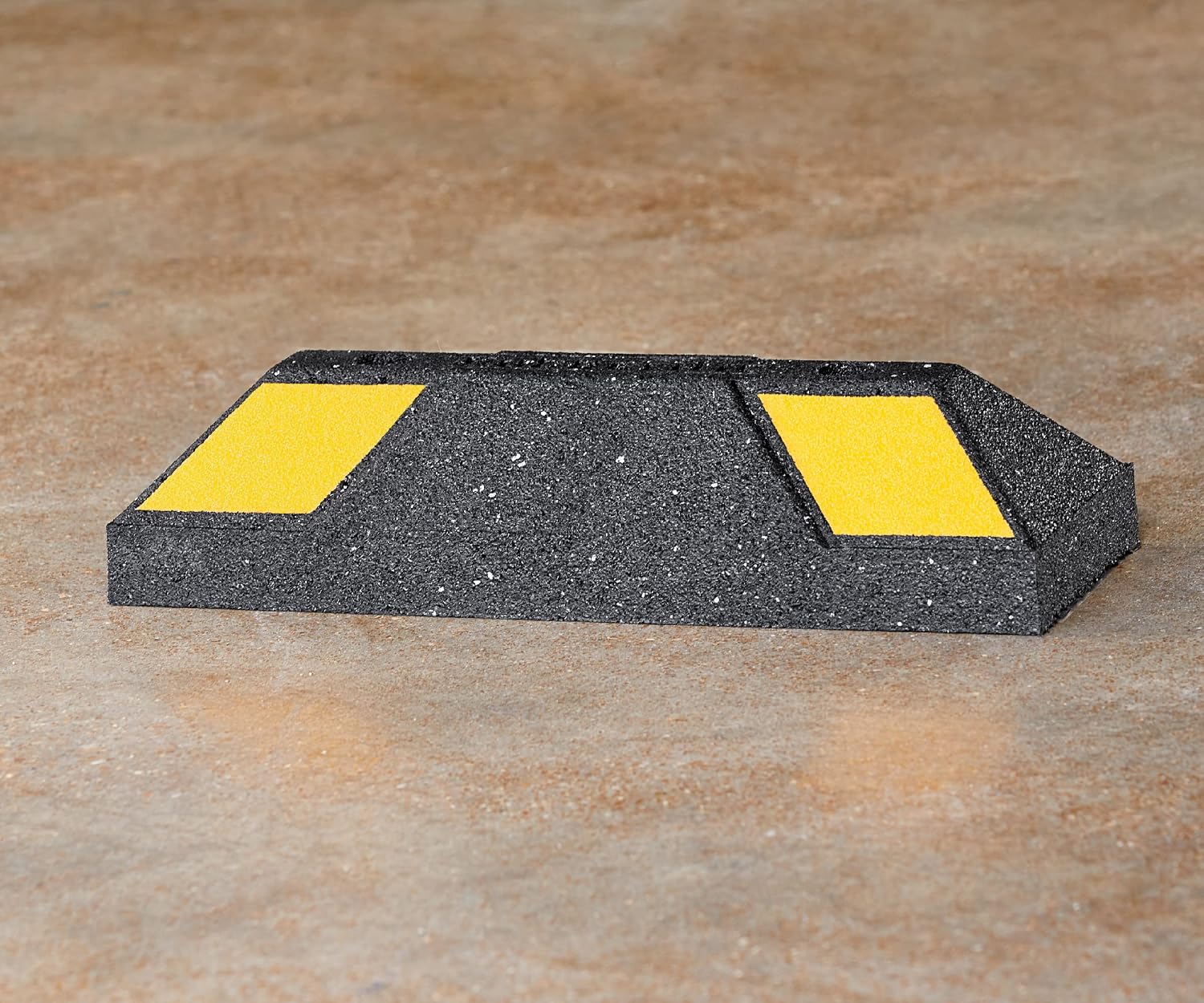 Heavy Duty Rubber Parking Stop Durable Easy to Install Reflective Parking Curb Garage Car Stopper for Indoor and