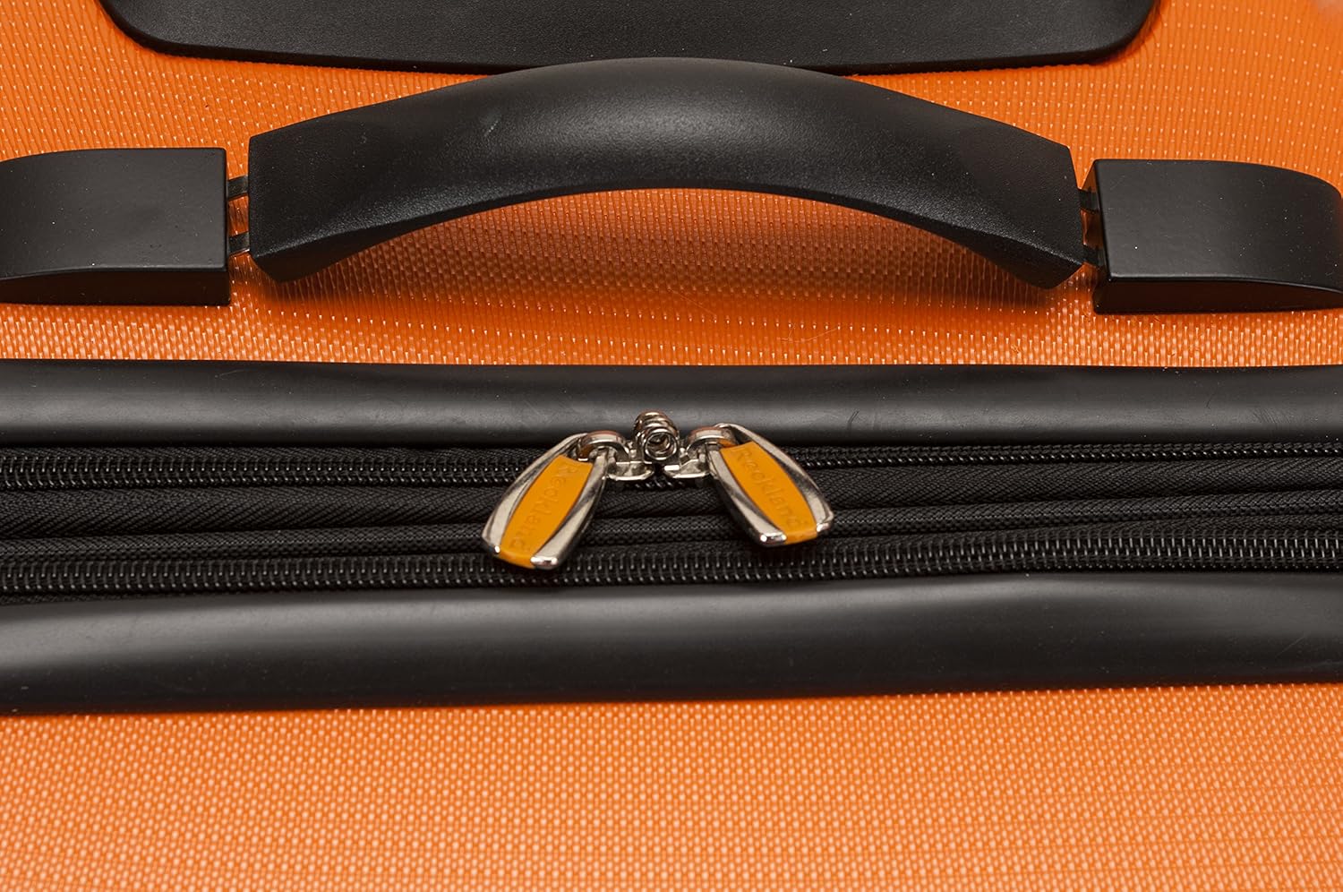 Melbourne Hardside 2 Piece Expandable Spinner Wheel Luggage Set, (20"/28"), Orange