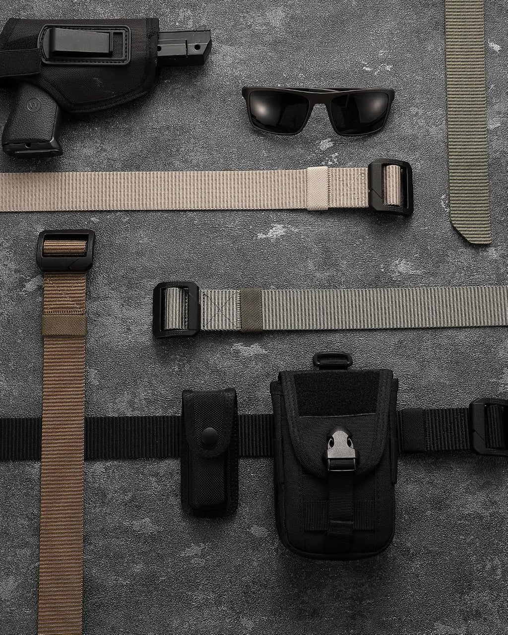 CHAOREN Tactical Belt Men – Nylon EDC Belt for Military CCW