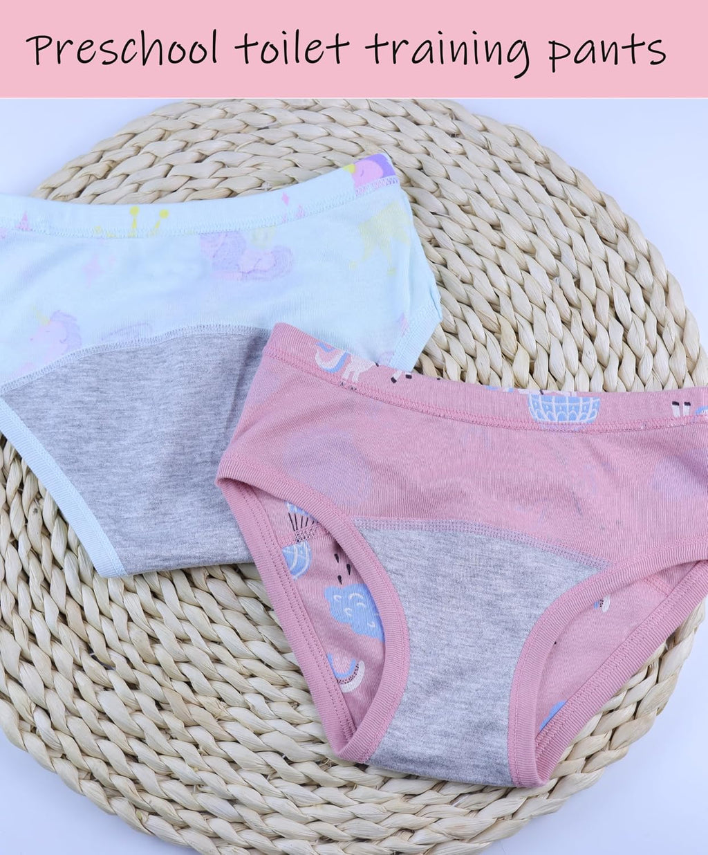 Toddler Kids Training Underwear Baby Girls Cotton Soft Briefs
