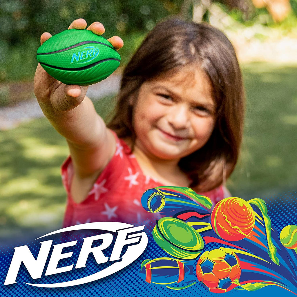 Micro Foam Sports Ball Set - Kids Foam Micro Football, Soccer Ball + Basketball Set Soft Stress Relief Mini Foam