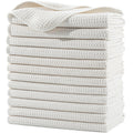 340 GSM Microfiber Waffle Kitchen Dish Tea Towel, 16x28 in, 12 Pack