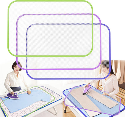 Premium Pressing Cloth for Ironing – 3 PCS Ironing Cloth Protect Clothes & Fabrics, Ideal for Sewing and Ironing