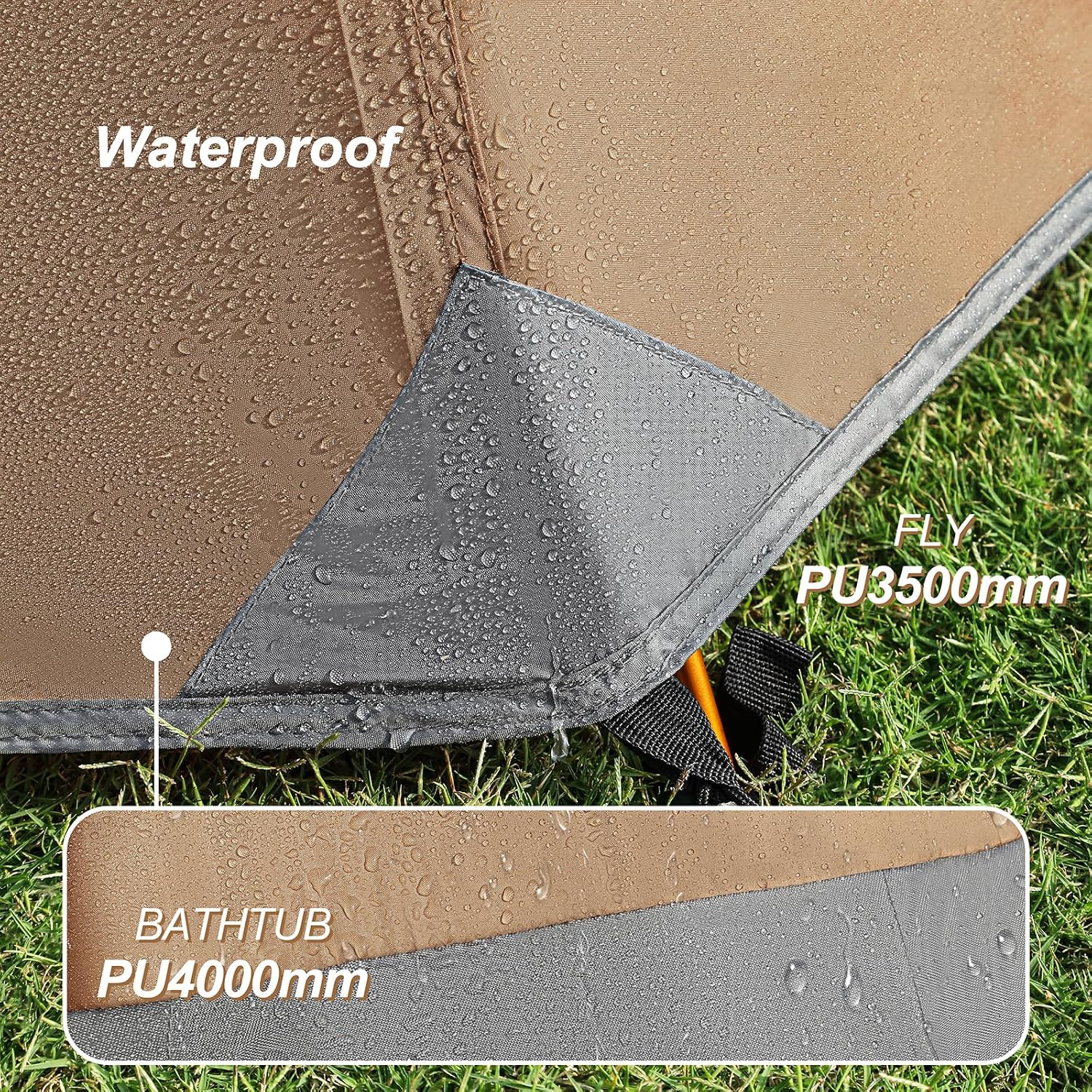 1 Person Tent for Camping Hiking Mountain Hunting Backpacking Tents 4 Season Resistance to Windproof Rainproof and