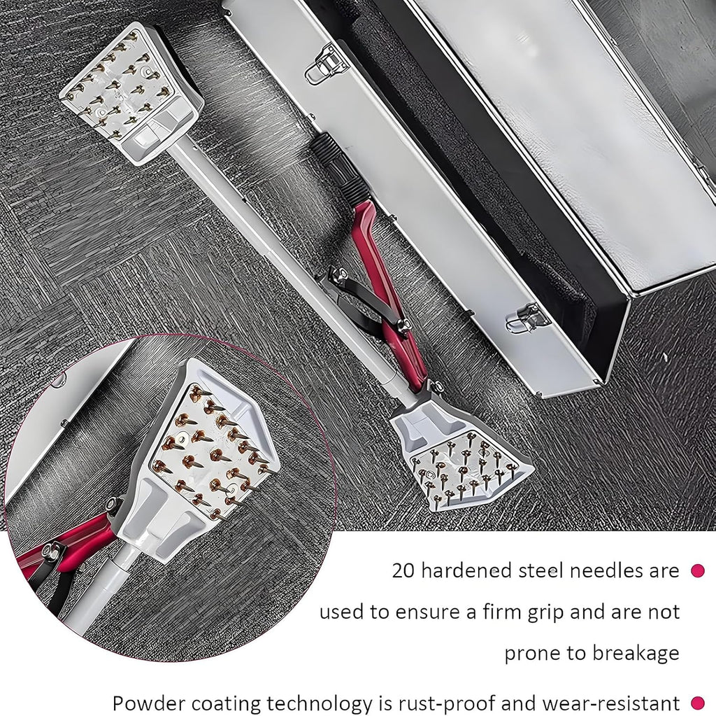 Carpet Stretcher Knee Kicker, Knee-Less Installation Tool with Rubber Handle, Provides a Firm Grip, It Can Also Be