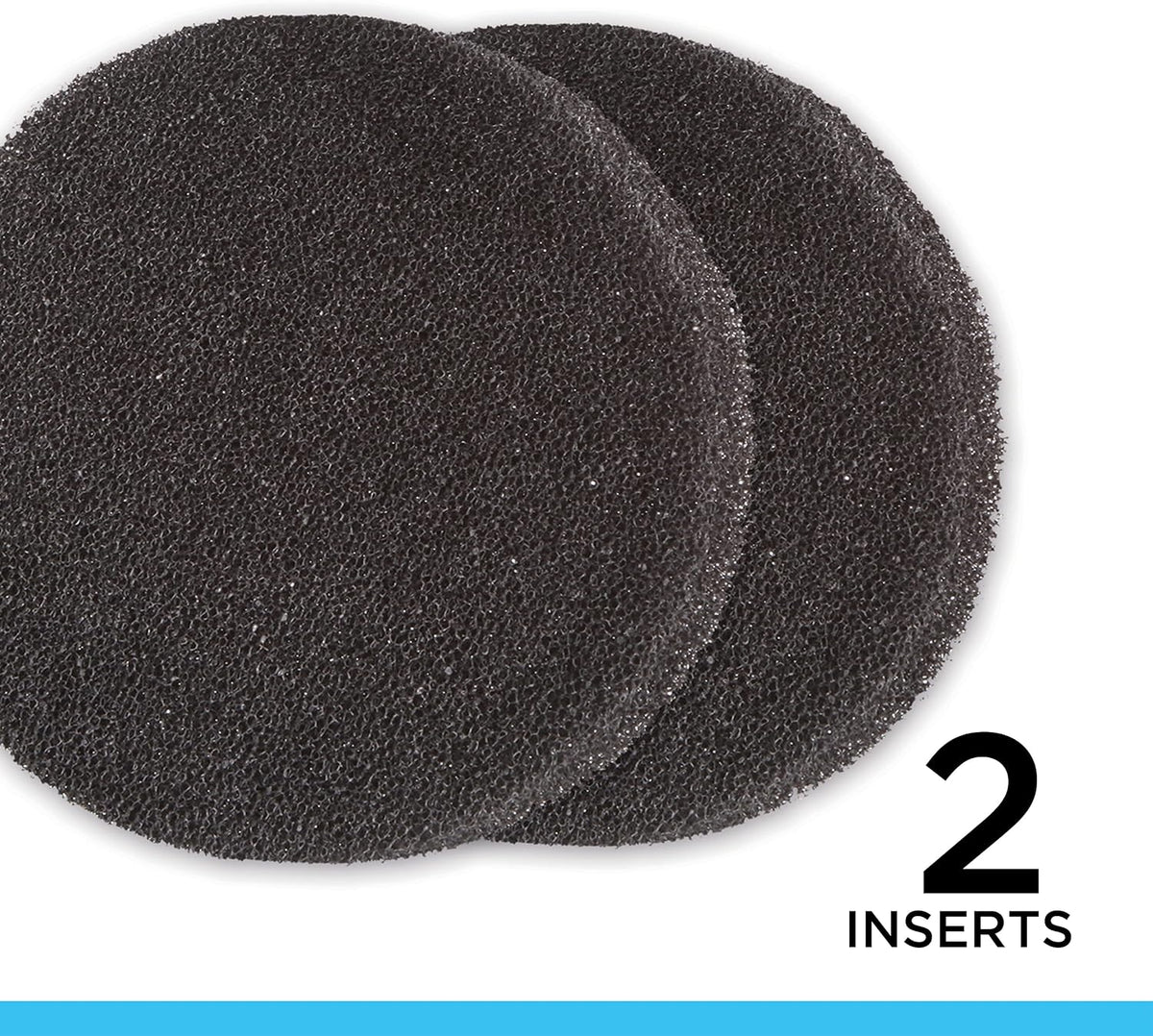 FX Carbon Foam, Replacement Aquarium Filter Media, 2-Pack, White