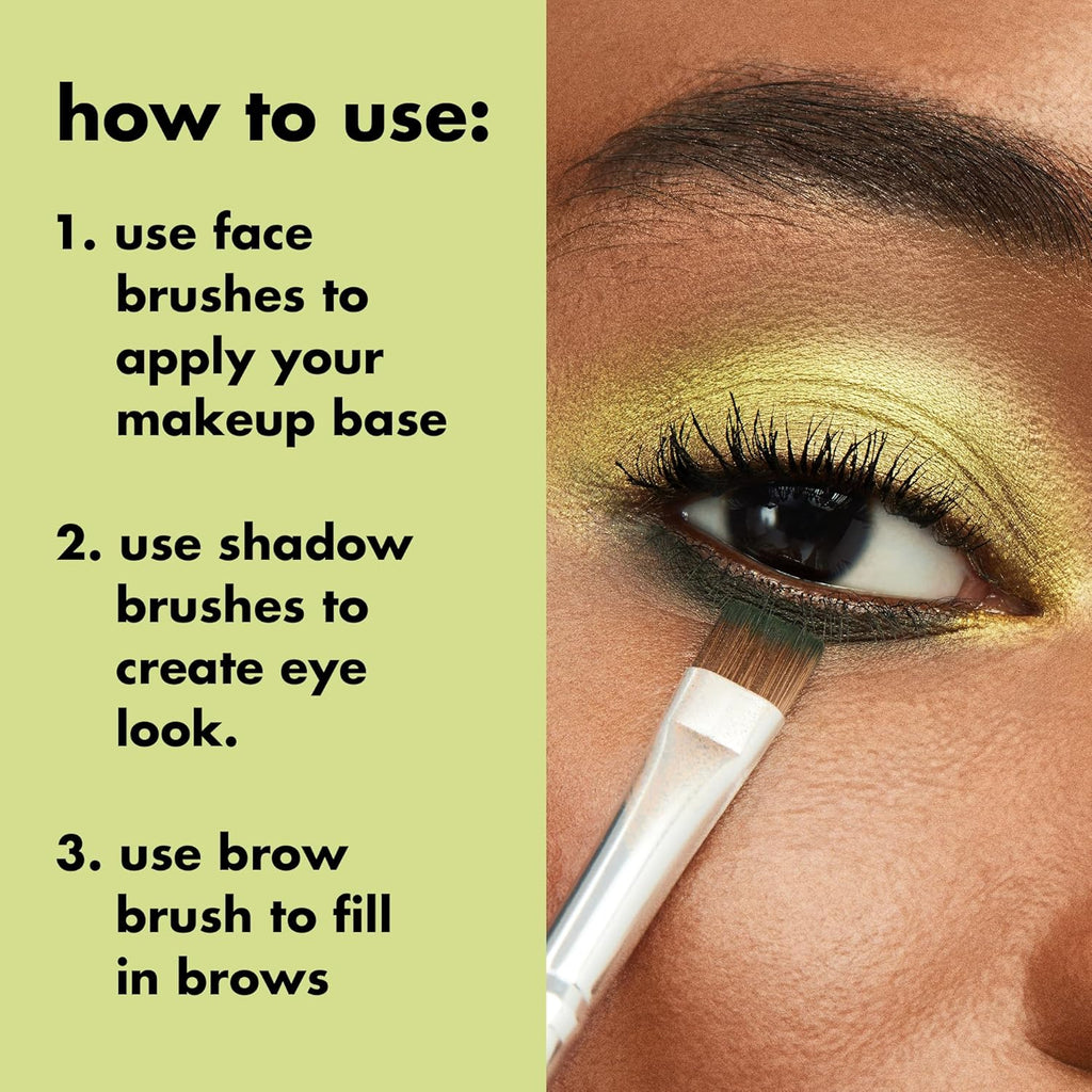 Professional Set of 12 Makeup Brushes, Pro-Worthy Makeup Brushes For A Flawless Full-Face Application, Vegan &