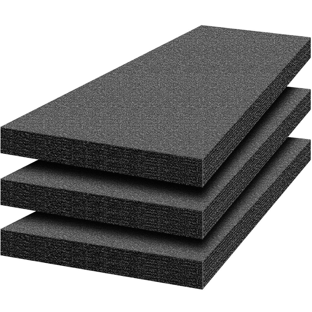 3 Sheets Polyethylene Foam Pack Inserts, 3 Sheets, 54 x 16 x 2''