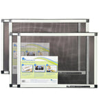 Expandable Window Screen, 15″ H × 21″–40″ W Horizontal, 2-Pack