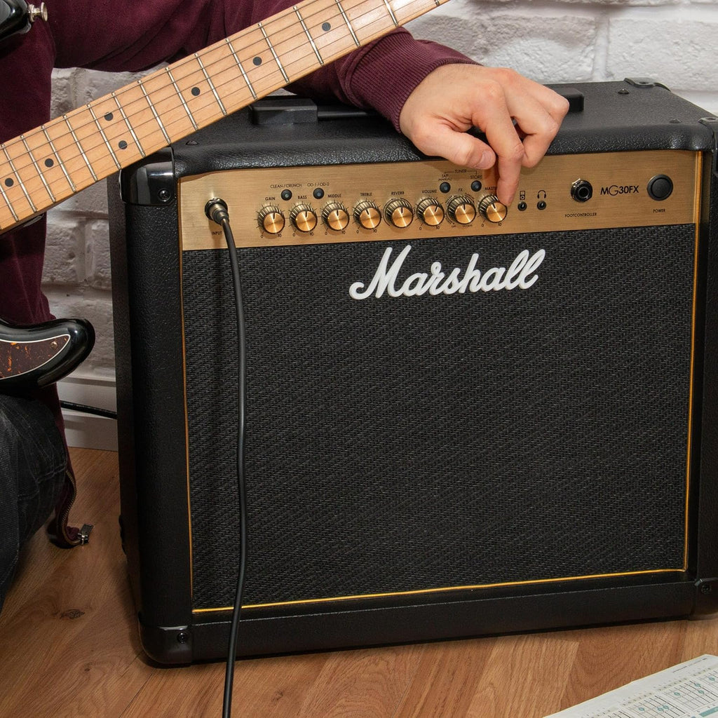 MG30GFX Combo Guitar Amplifier - Clean, Crunch, Overdrive Channels | Reverb/Delay Digital Effects | 3-Band EQ | 3.5