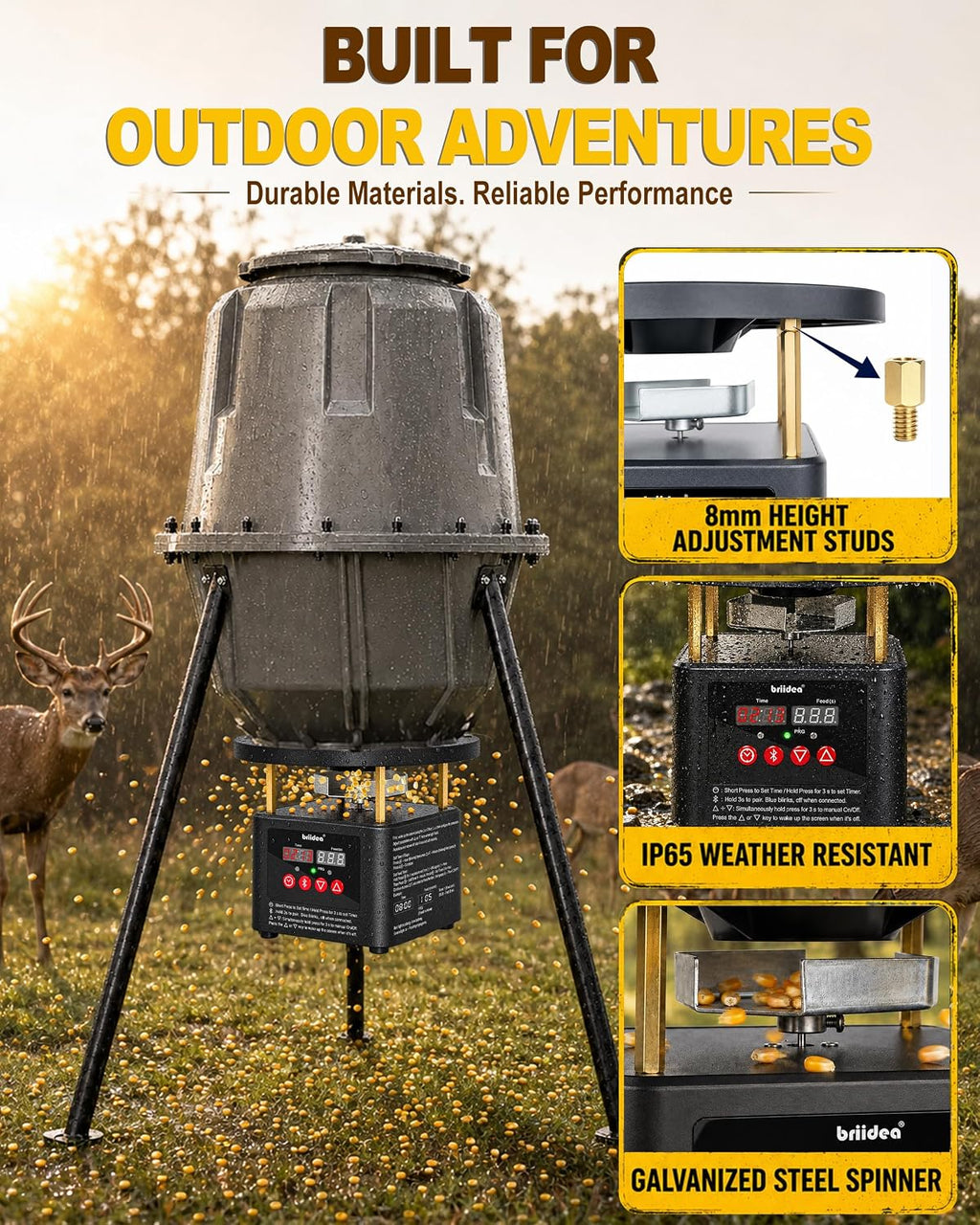 Bluetooth Deer Feeder Timer, APP Control