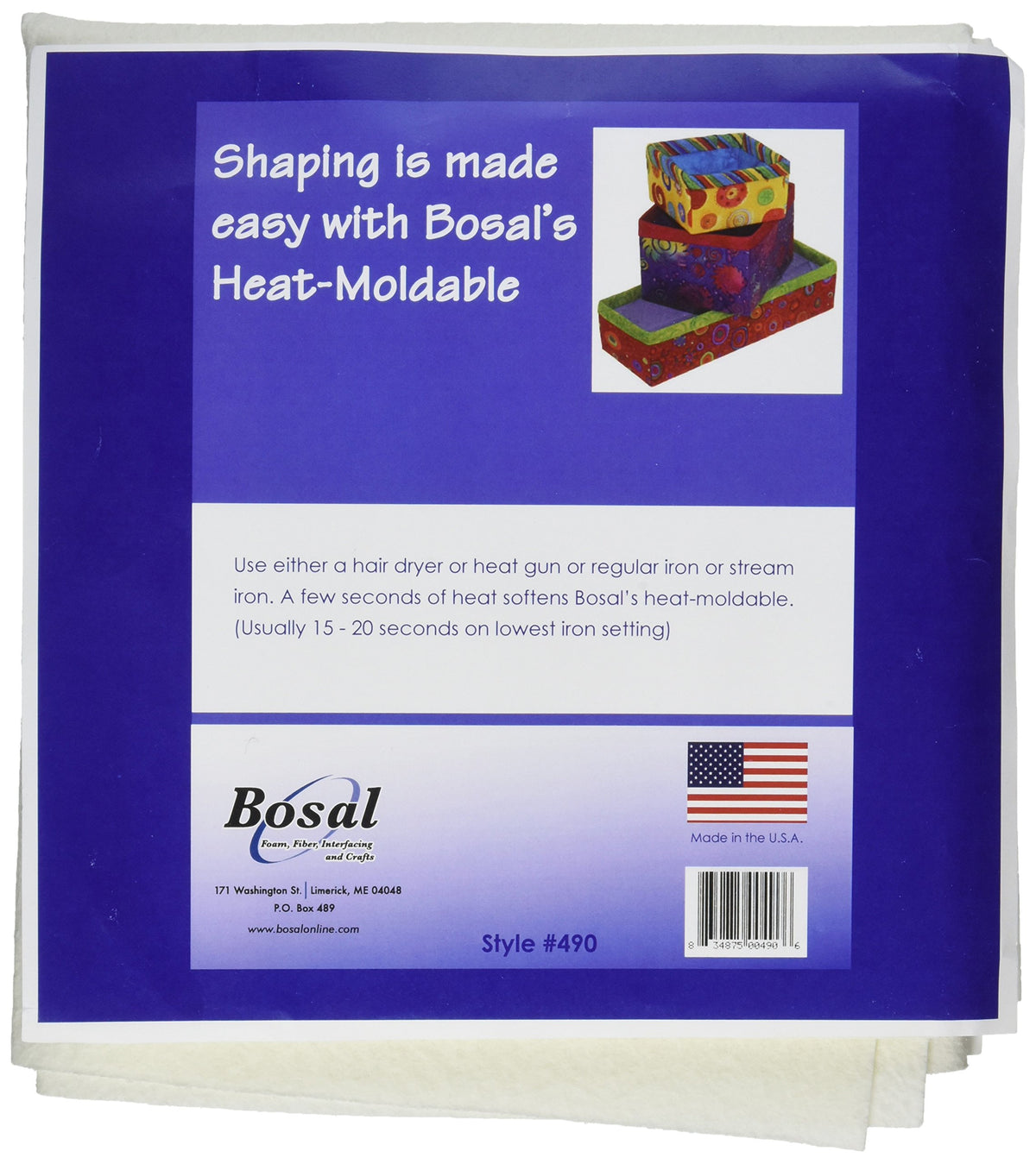 Heat Moldable Stabilizer, 20"X36"