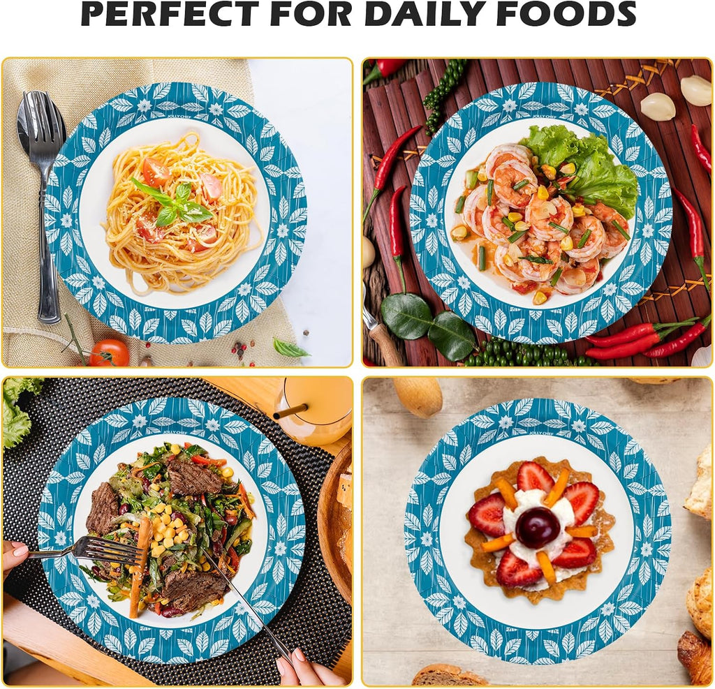 10 inch 140 Pack Disposable Paper Plates
