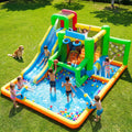 Inflatable Bounce House Water Slide, Bounce House for Kids Indoor Outdoor Bouncy House with 550W Blower, Bounce