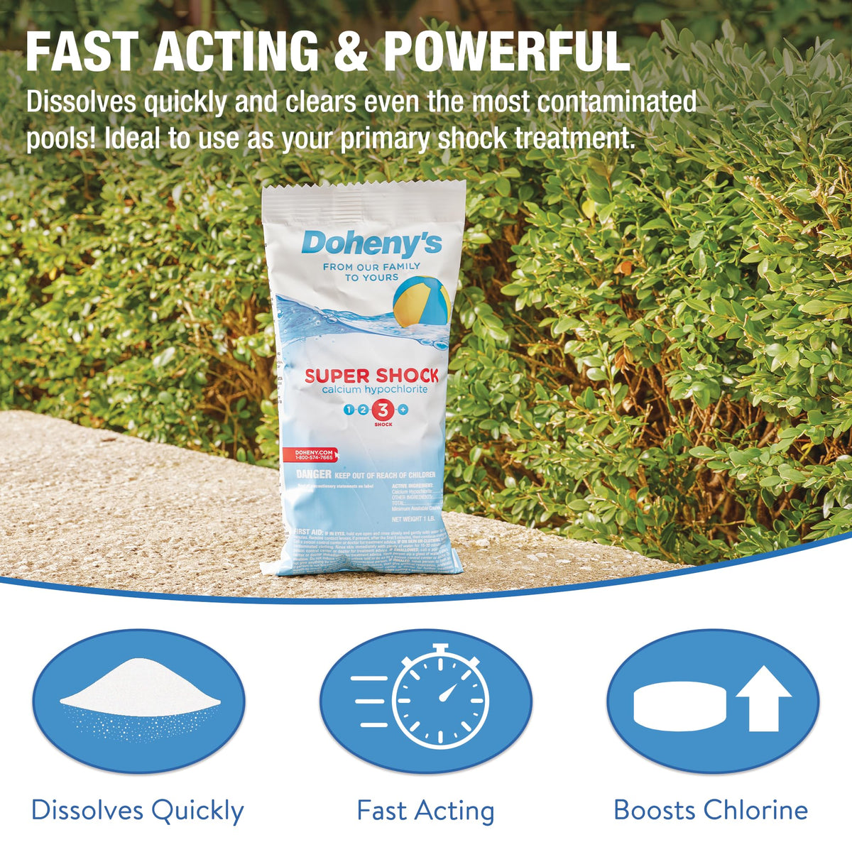Super Pool Shock 12 x 1 Lb Bags
