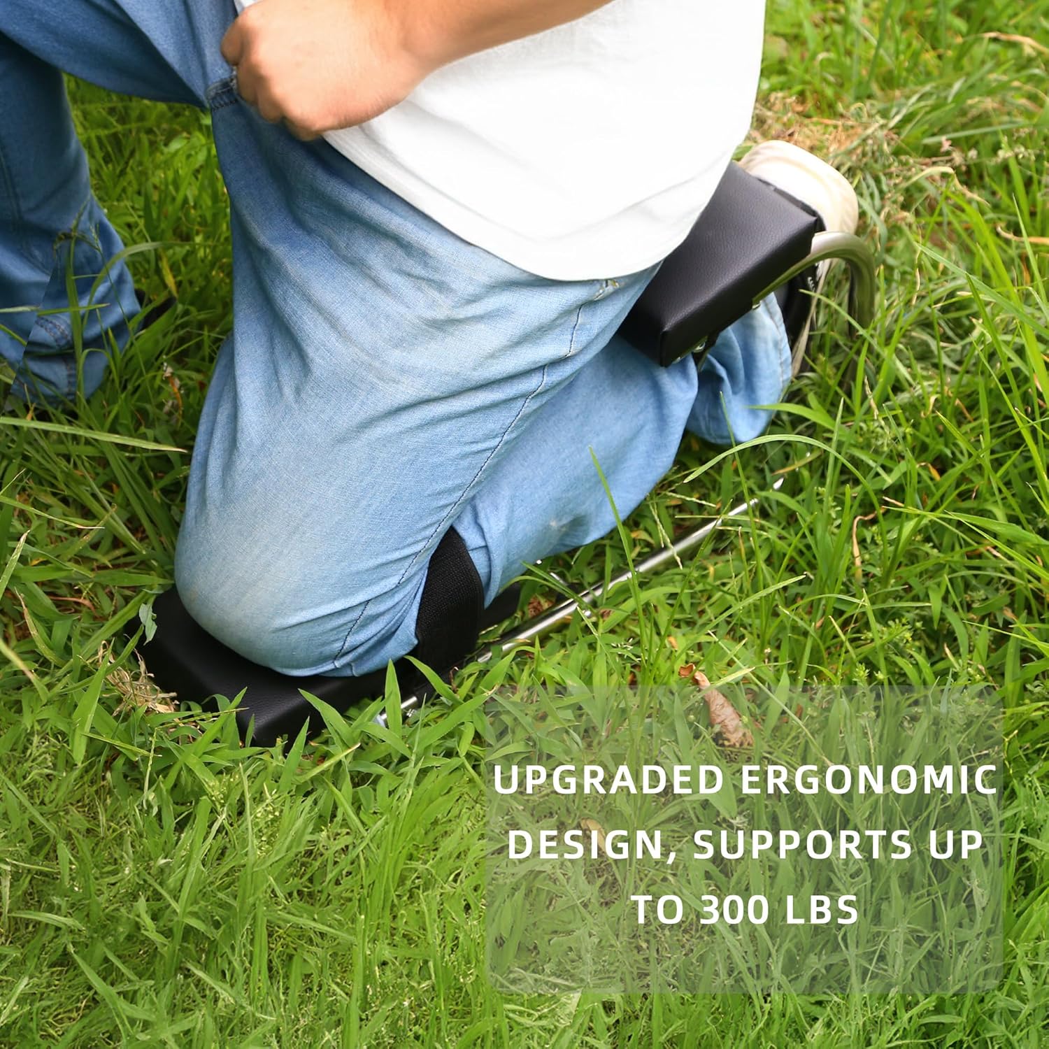 Ergonomic Knee Seat, Kneeler Seat for Gardening Farm Work - Optimal Knee Protection, Ankle Support, Durable Thick
