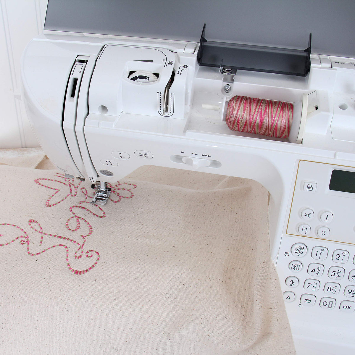 Polyester Machine Embroidery Thread, 1000M 40wt, Garden Greens
