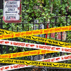 Halloween Decorations Caution Tape for Indoor Outdoor, 3inx90ft 3PCS