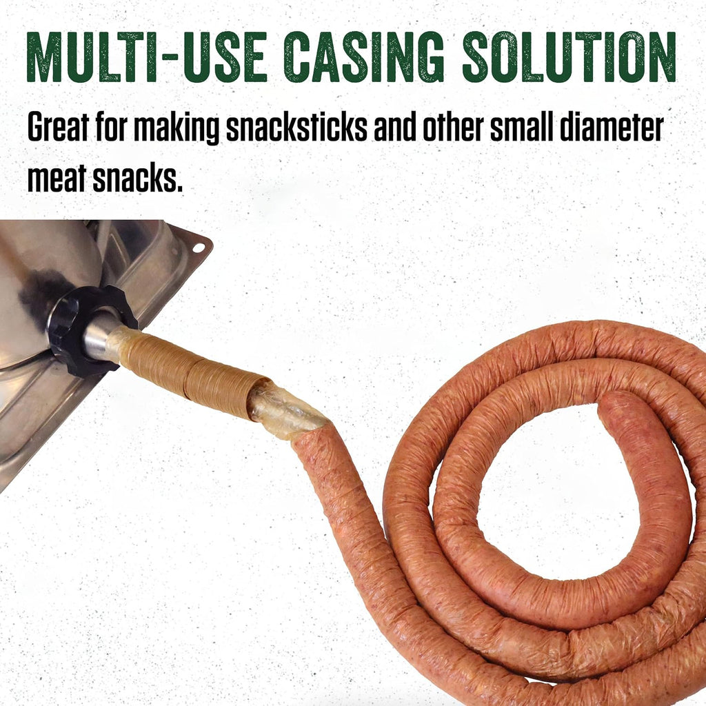 Products Clear Smoked Collagen Casings, 19mm, Edible Sausage Casings, Stuffs Approximately 16 Pounds Per Pack, Great