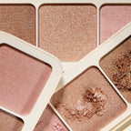 Custom Enhancer Highlighter Makeup Palette - Buildable Illuminating Highlight - Use on Eyes, Cheeks and Body - Travel