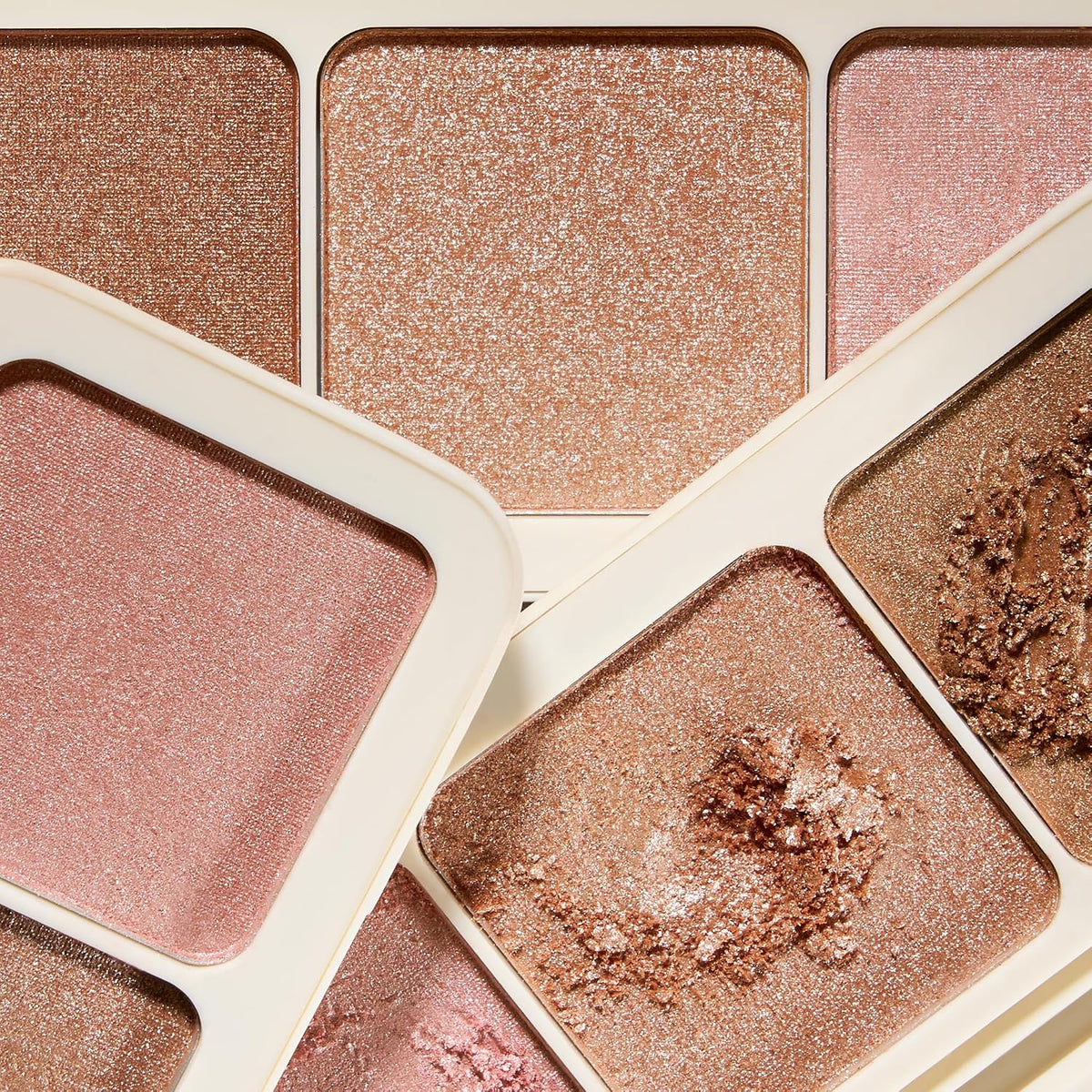 Custom Enhancer Highlighter Makeup Palette - Buildable Illuminating Highlight - Use on Eyes, Cheeks and Body - Travel