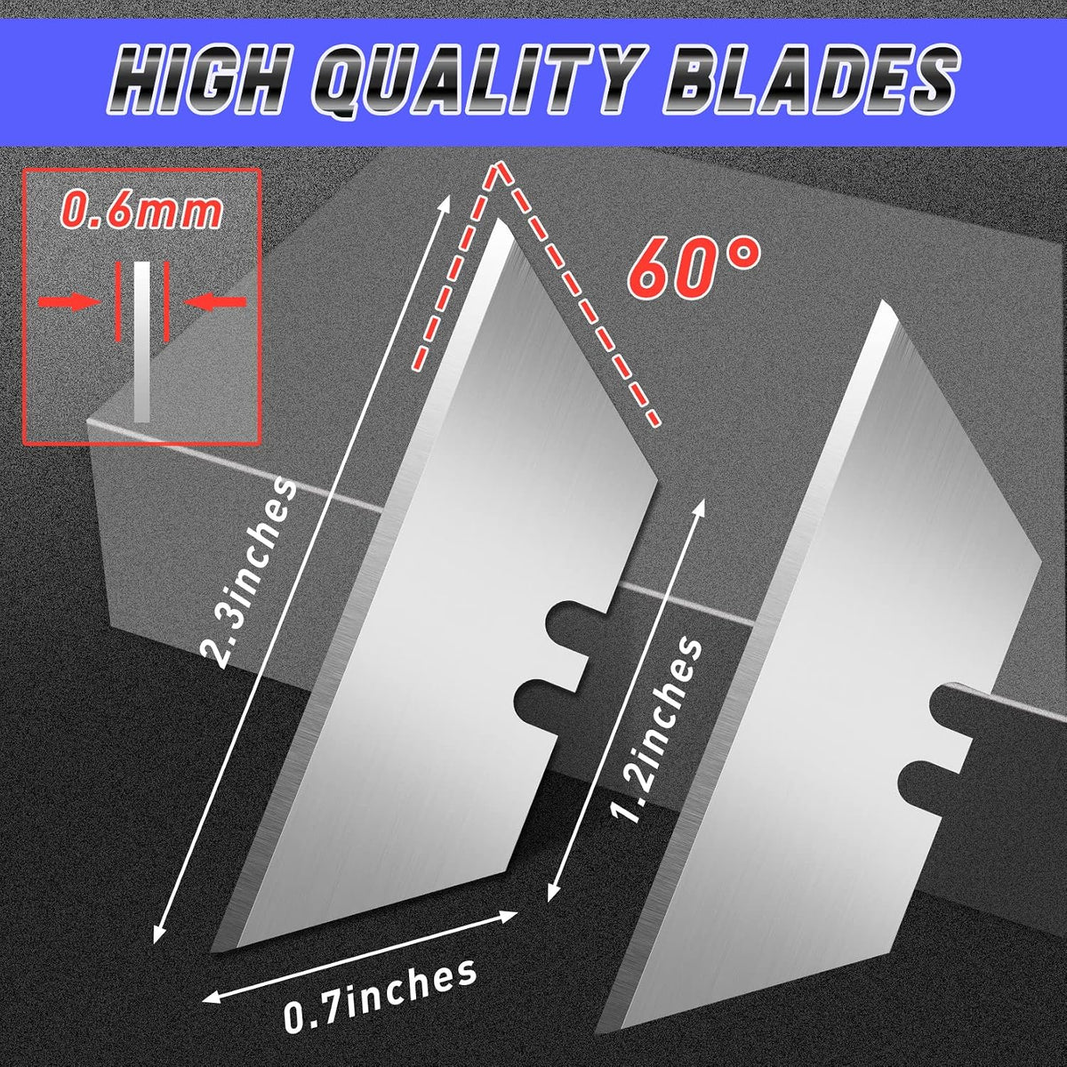Box Cutter Tools 4 Pack Utility Knife With 10 Mat Cutter Blades