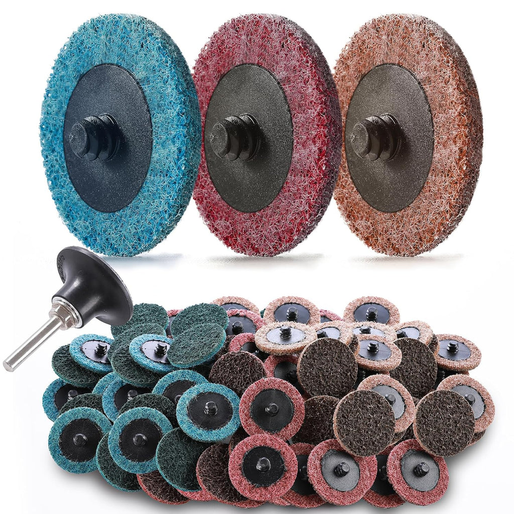36Pcs 2 Inch Quick Change Discs for Die Grinder, Upgraded 1/4 in Holder