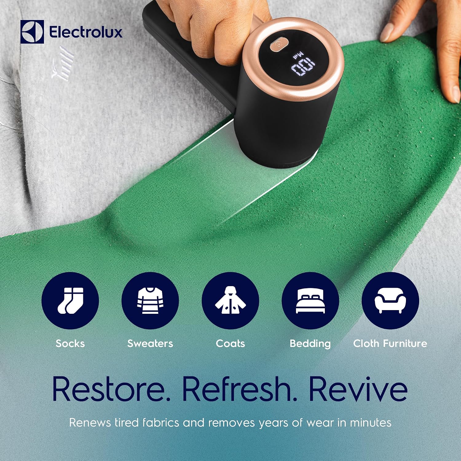 Rechargeable Fabric Shaver | 3-Speed Lint Remover for Clothes & Furniture | Eliminates Fuzz & Pilling | Electric Lint