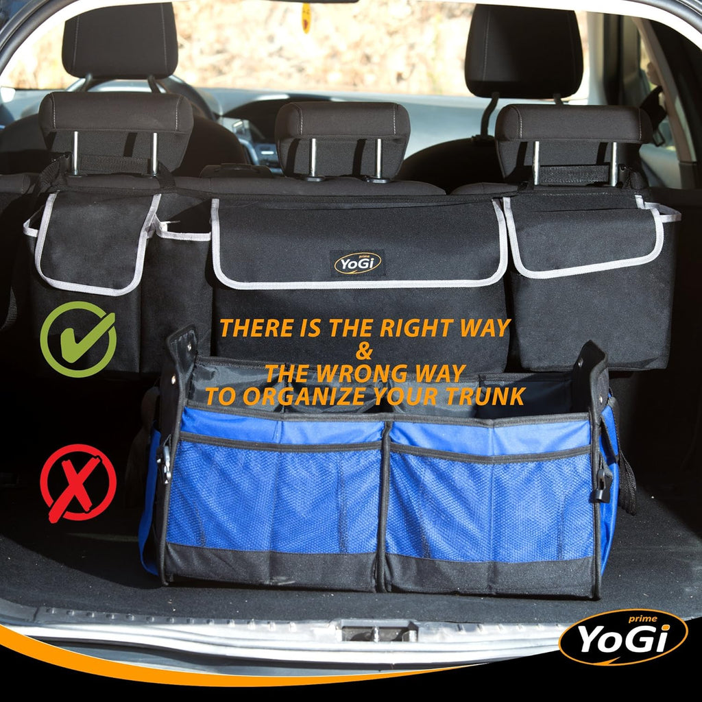 Trunk Organizer for Suv | Hanging Trunk Organizer, Cars Trunk Organizers | Waterproof, 4 Pocket Backseat Storage