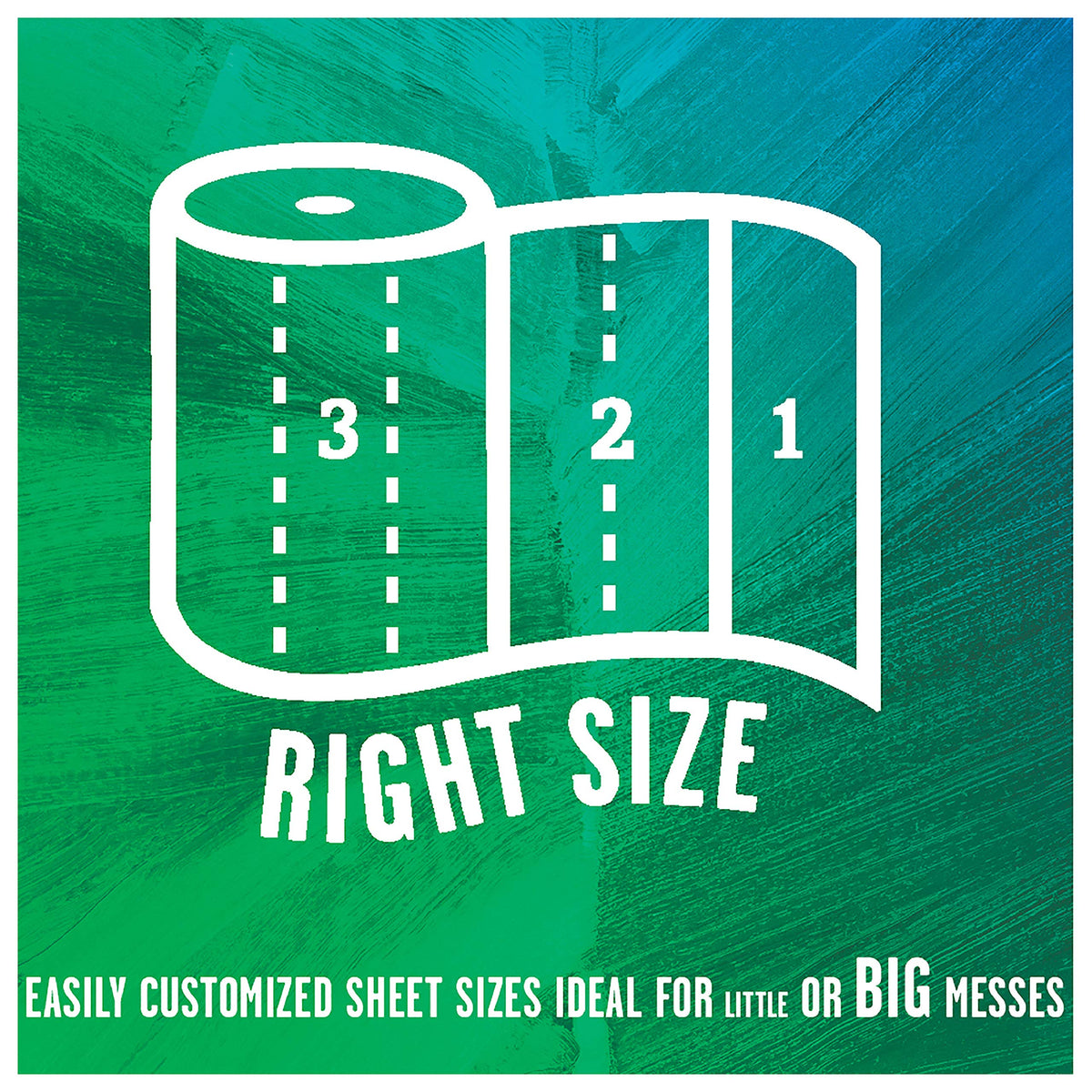 100% Recycled Paper Towels, 2 Ply, 140 Sheets, 6 Rolls