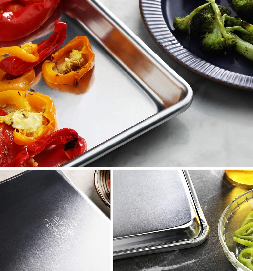 Sheet Pan/Bun Pan, Quarter Size, 9 x 13 x 1 inch