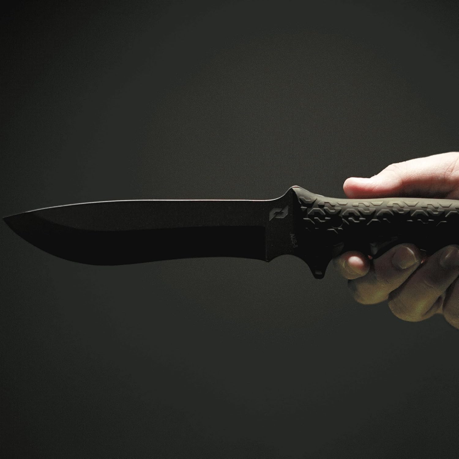 Delta Class Reckon Tini Fixed Blade with 1095 High Carbon Steel Blade, 6.4in Fixed Blade for Buschcrafting, EDC