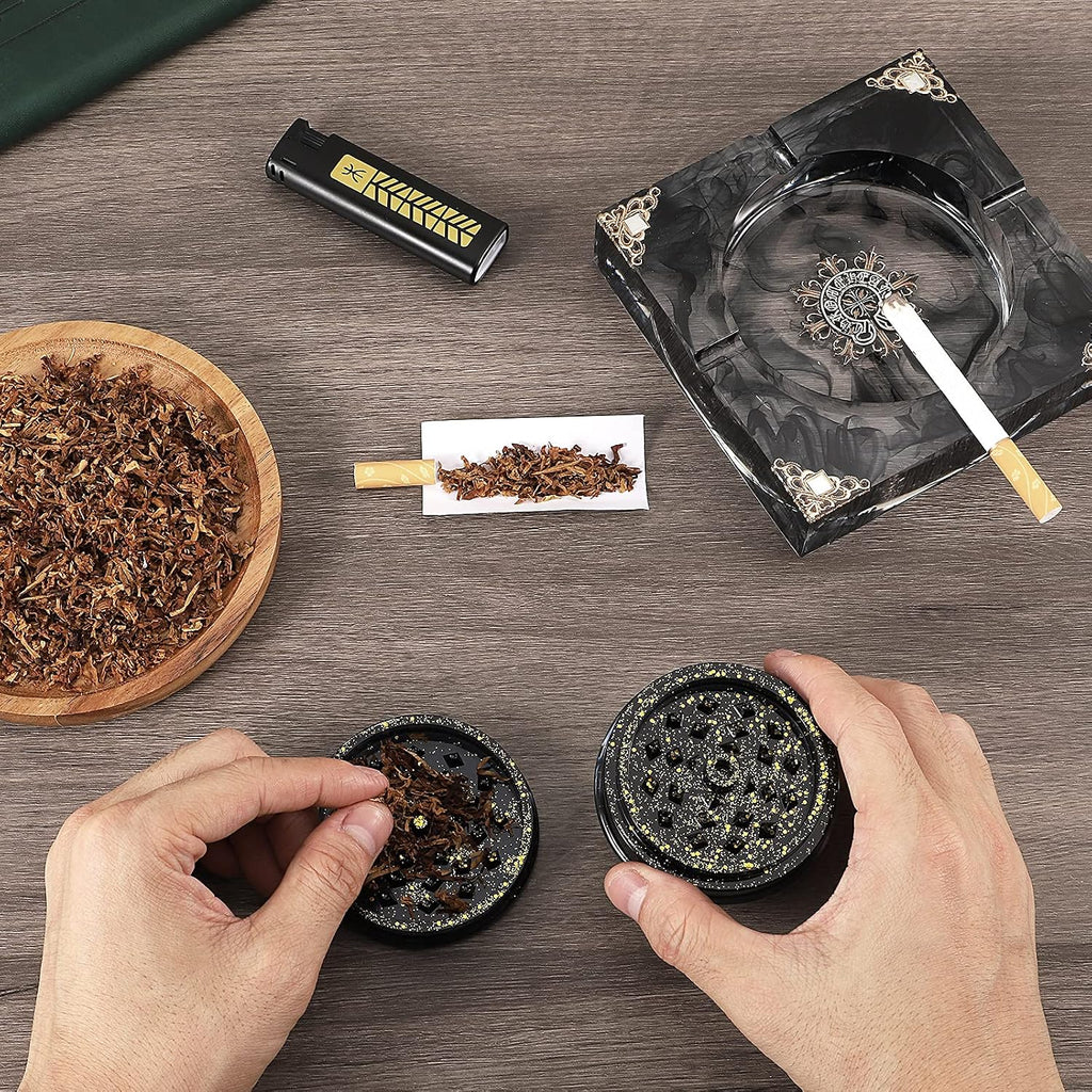 Ashtray Resin Mold and Spice Grinder Mold, Large Square Silicone Molds for Resin, Herb Grinder Mold for Resin