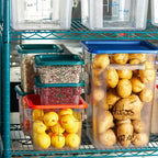 NSF 4-Tier Green-Epoxy Storage Shelves, 18"x60"x63", Moist&Dry Environments, Commercial Heavy Duty Steel Wire