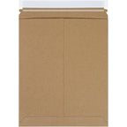11 x 13 1/2" Stayflats Brand Rigid Flat Mailers, Kraft (Pack of 100) Photo Document Mailers, Peel & Seal Closure