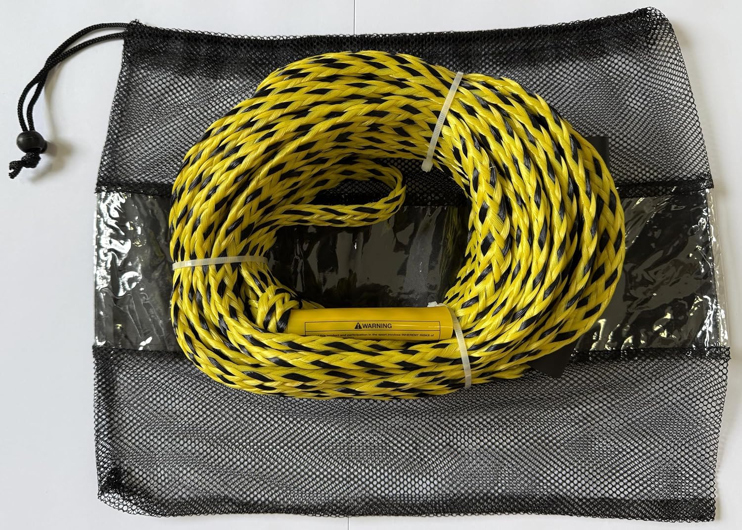 Boat Tow Rope for Tubing, 60FT Tube Boating Ropes Heavy Duty Thick for Ski Float Water Skiing with Floating Foam