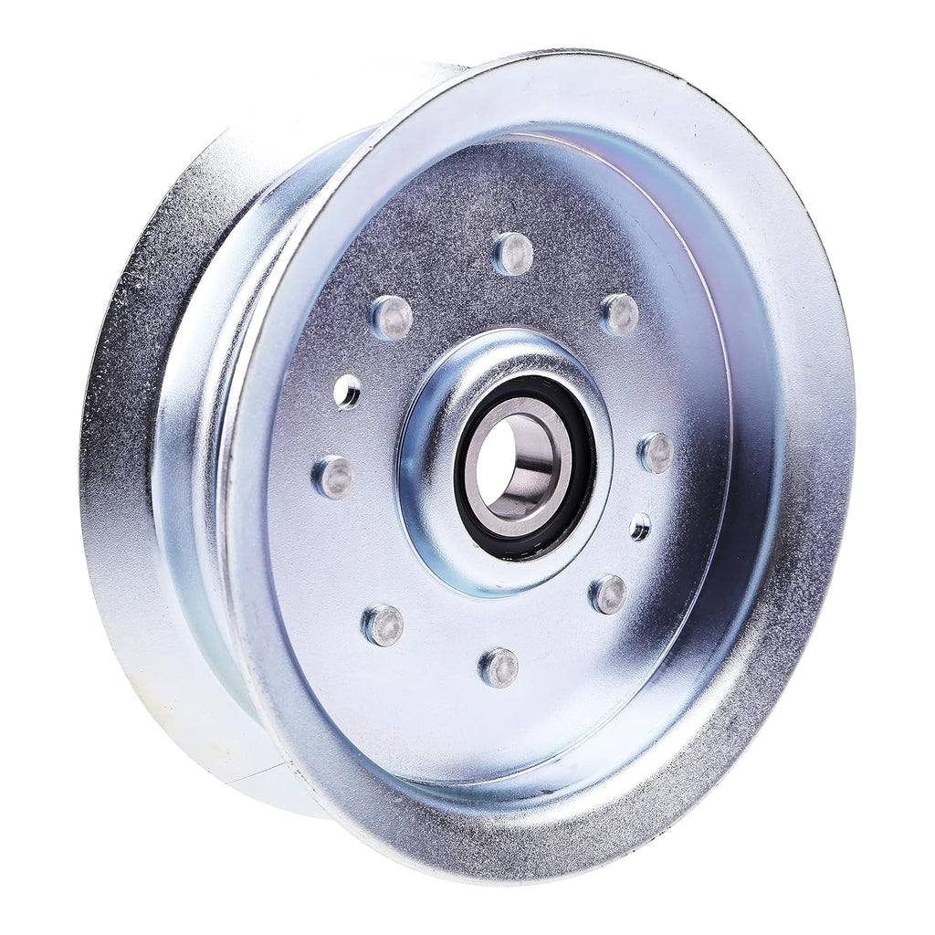 JEENDA Idler Pulley GY22082 GY20629 Compatible with John Deere D100, D120, D140, E110, E130, E180, X105, X125 Tractors Flat Idler Sheave GY20110, 756-05034a, 756-05034