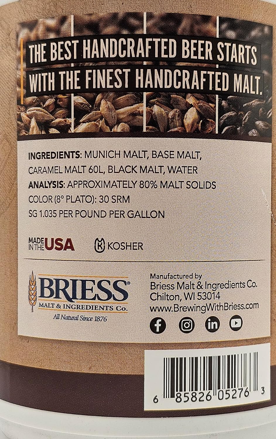 SR-8S4M-J1OL Liquid Malt Extract - Traditional Dark - 3.3 lbs,Pack of one