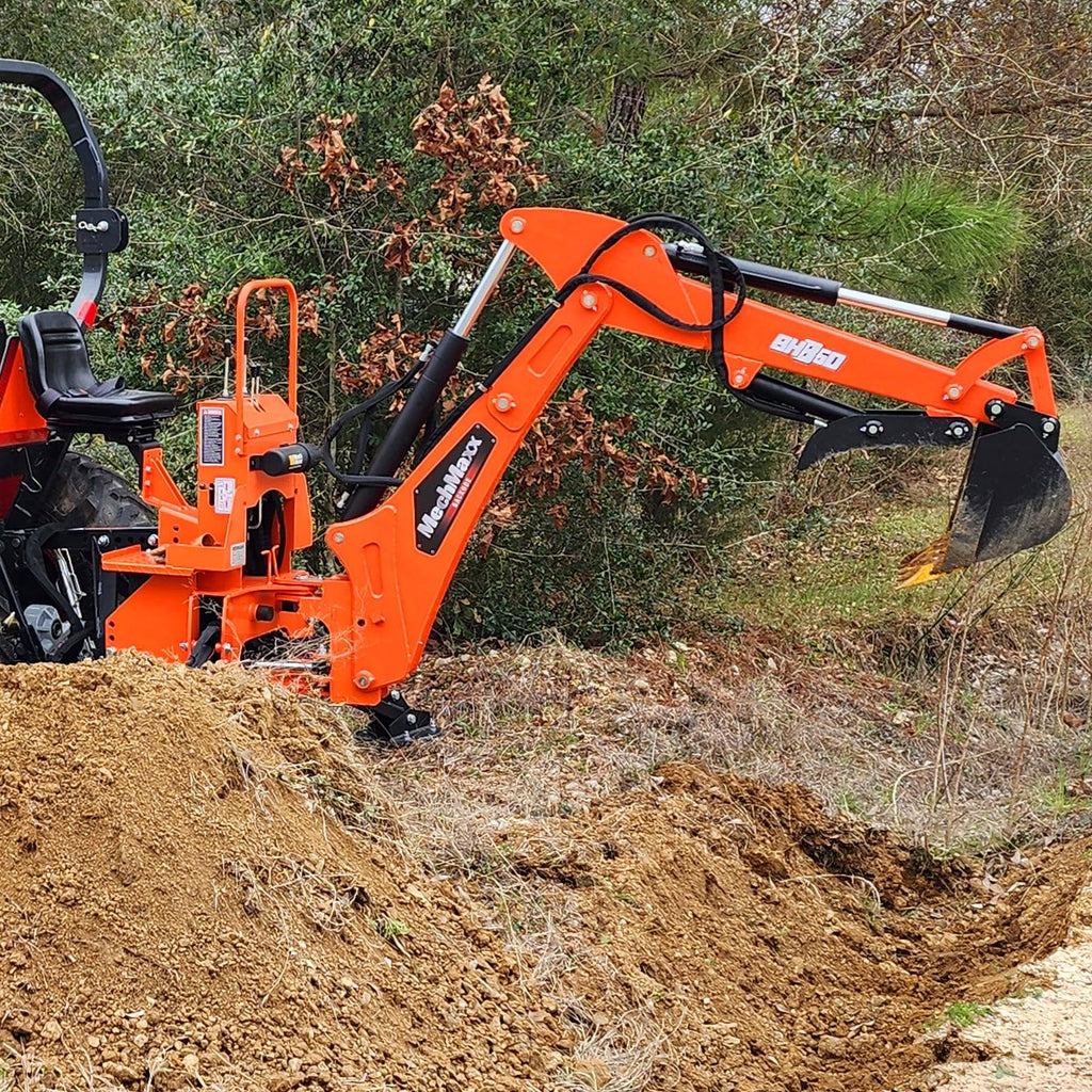 7' Tractor Backhoe Attachment with Hydraulic Thumb, BH660H