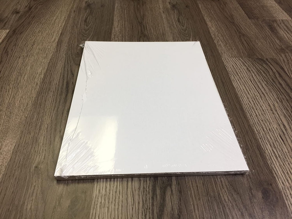 White Chipboard Sheets. STUDIO 12 Brand. (8.5" x 11") .022” Thickness. (12 Sheets)