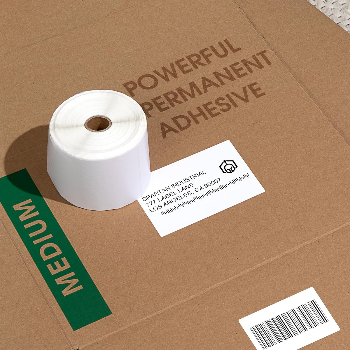 4" X 4” Direct Thermal Labels (1400 Count, 4 Rolls) Perforated