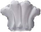Inflatable Bath Pillow - Terry Cloth (White)