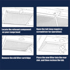 97007696 Range Hood Filter for Broan Nutone Replacement 2-Pack 10.5"x8.75"